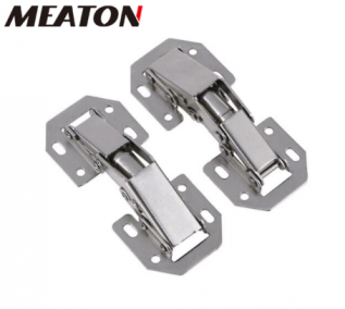 China Nickel Plated 90 Degree Invisible Cabinet Door Frog Hinge